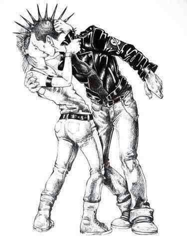 - Punks in Love - #blackandwhite #artwork #art #punklove #illustration http://www.pinterest.com/TheHitman14/black-and-white/ Punk Art Drawings, Punk Rock Art, Arte Zombie, Punk Love, Art Of Letting Go, Punks Not Dead, Arte Grunge, Arte Punk, Punk Art