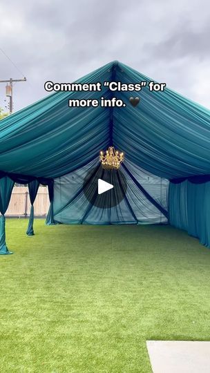 32K views · 3.2K reactions | Does someone offer tent draping in your State? 🤔 . Can’t wait to see your first tent set up. 🖤 @shilpknows32 @deepika_vad  . #tent #draping #class #huntergreen | Party Powers | Event Rentals, Tent Draping, Balloons & More | leen.aboushaar · Original audio Diy Tent Draping, Sailcloth Tent Draping, How To Drape A Tent With Fabric, White And Gold Tent Draping, Pink Tent Draping, Babby Shower, Mexican Themed Weddings, Tent Set Up, What To Use