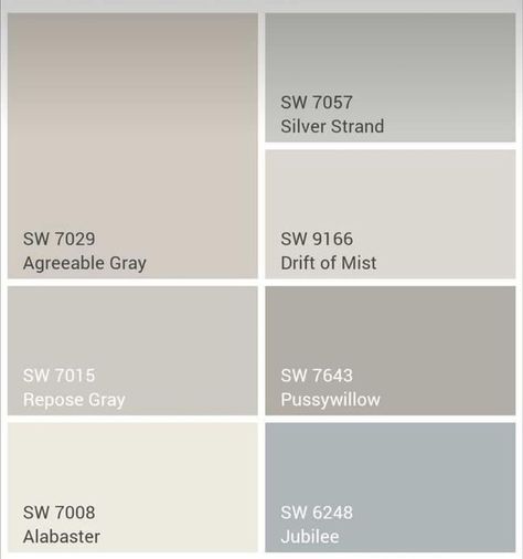 Nicole Gates Nicole Gates, Agreeable Grey Color Scheme, Gray Paint Colors Sherwin Williams, Tan Paint Colors, Penthouse Ideas, Home Wall Colour, Tan Paint, Black Mold, Full Bathroom Remodel