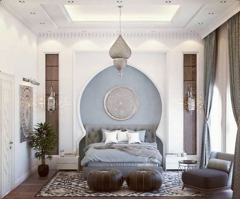 Morroco Bedroom Ideas, Turkish Decor Bedroom, Modern Moroccan Bedroom Ideas, Moroccan Theme Bedroom, Moraccon Theme Bedroom, Moroccan Interiors Bedroom, Bedroom Decor Moroccan Style, Mexican Style Bedroom, Bohemian Bedroom Decor Moroccan Style