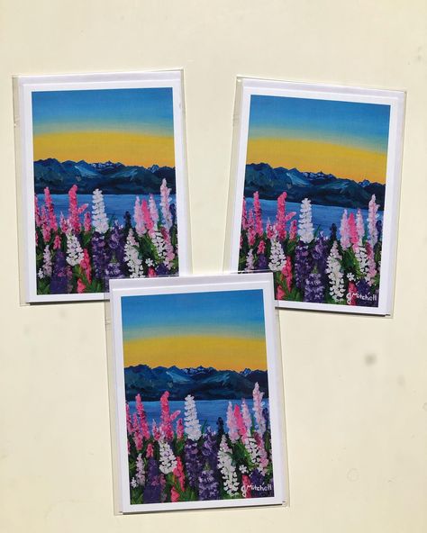 Just a few of the many 5x7 inch art print and cards available on my store front. To see them all check out the link in my profile. These cards are easy to frame and a great gift or addition to a gallery wall. Made with the passion for capturing the beauty of nature in each piece. #artcards #frameable #nature #colorful #landscapes #beautyinnature #yycart #yyclocal Cards For Parents, Cards Teacher, Cards Sympathy, Mountain Flowers, 5x7 Frame, Teacher Cards, Cards Birthday, Floral Display, Colorful Landscape