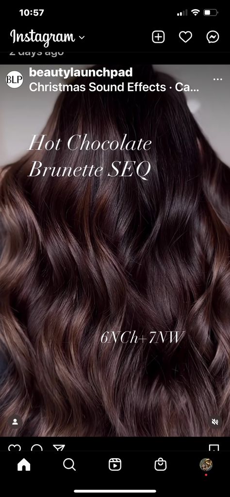 Kenra Color Formulas Brown, Chocolate Redken Formula, Rich Brown Shades Eq Formula, Redken Rich Brunette Formulas, Dark Chocolate Brown Hair Formula, Rich Chocolate Brown Hair Color Formula, Brown Formulas Redken, Chocolate Brown Redken Formulas, Toner Bible