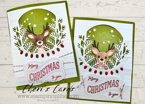 CUTENESS Overload With Reindeer Fun Stampin Up Sneak Peek! Stampin Up Weihnachten, Reindeer Card, Fun Christmas Cards, Stamped Christmas Cards, Christmas Cards Kids, Xmas 2024, Stampin Up Project, Stampin Up Christmas Cards, Christmas Labels