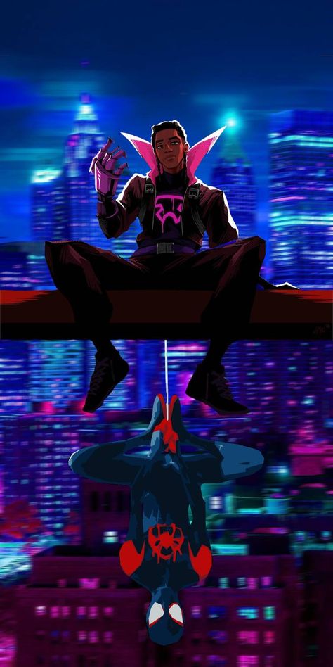 Step On Me, Spiderman And Spider Gwen, Marvel Phone Wallpaper, Image Love, All Spiderman, Miles Spiderman, Image Spiderman, Spiderman Art Sketch, Miles Morales Spiderman