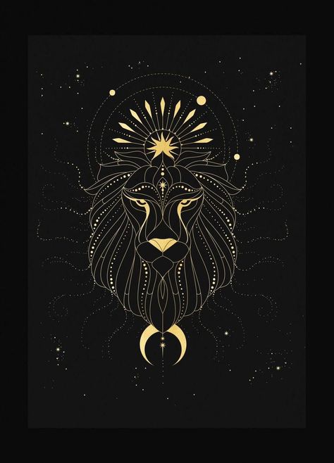 Leo Goddess, Signe Astro Lion, Zodiac Leo Art, Kartu Tarot, Pisces Constellation, Leo Constellation, Astrology Art, Celestial Art, Arte Inspo