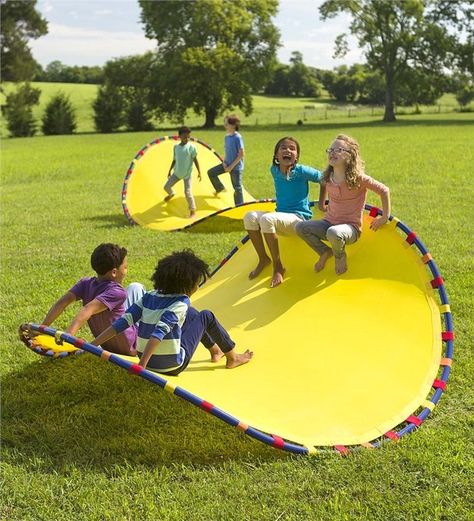 An insanely cool chair-rocker-hammock that looks like a huge Pringle chip. | 23 Impossibly Fun Gifts For Kids That Even Adults Will Want Backyard Toys, Skirt Diy, Baby Print, Outdoor Toys For Kids, Play Structure, Unique Toys, Kids Discover, घर की सजावट, Play Toys