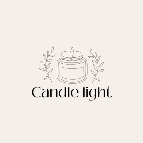 Logo For Candle Business, Candle Logo Design Ideas, Diy Candles Video, Candle Theme, Candle Logo Design, Candle Workshop, Diy Candles Homemade, Candle Logo, Small Business Instagram