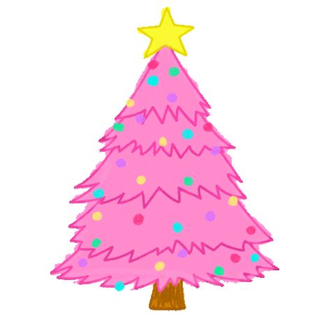 Pink Christmas Tree with colorful pastel flashing lights for #instagramstories. Created by Tom Windeknecht via GIPHY. #pinkchristmas #christmastree #pink Christmas Tree Animation, Tree Animation, Tree Emoji, Giphy Stickers, Christmas Tree Gif, Animated Christmas Tree, Xmas Gif, Merry Christmas Sticker, Gif Sticker