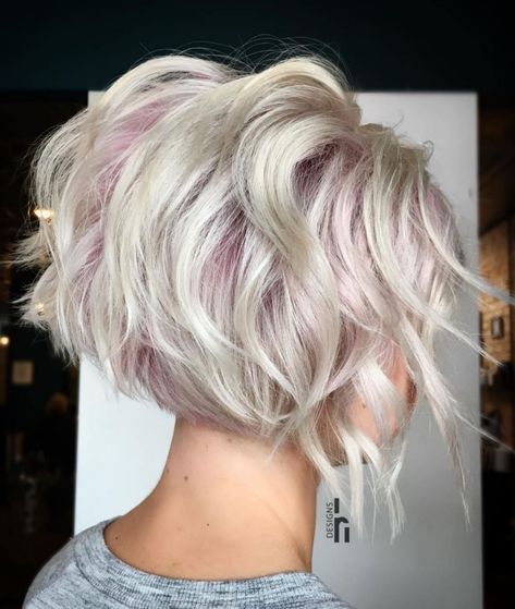 Short Choppy Blonde Bob Step Hairstyle, Free Hairstyle, Short Choppy Haircuts, Choppy Haircuts, Hairstyle Tutorials, Hair Specialist, Choppy Bob Hairstyles, Hairstyle Trends, Choppy Hair