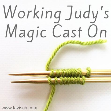 #flashbackthursday Perhaps you’ve heard about Judy’s Magic Cast On: a truly magic and invisible cast on for toe-up socks. It’s a very clever cast on, as it creates a truly seamless start to your work. It can be used for a wide range of projects requiring knitting in the round and a neat, seamless start. Since I’m such a fan of this technique, I made a tutorial in 2019 with my take on this cast on. #lavischdesigns #knitting #knittinginspiration #knitterproblems #tutorial #knittingtutorial Judys Magic Cast On, Magic Loop Knitting, Joining Yarn, Magic Knot, Cast On Knitting, Casting On Stitches, Magic Loop, Sock Knitting Patterns, How To Start Knitting