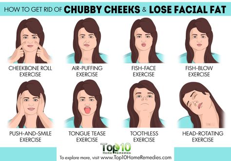 how to get rid of chubby cheeks Chin Lift, Cheek Fat, Face Fat Loss, Double Chin Exercises, Chin Exercises, Kiat Diet, Face Fat, Easy Exercises, Slimmer Face