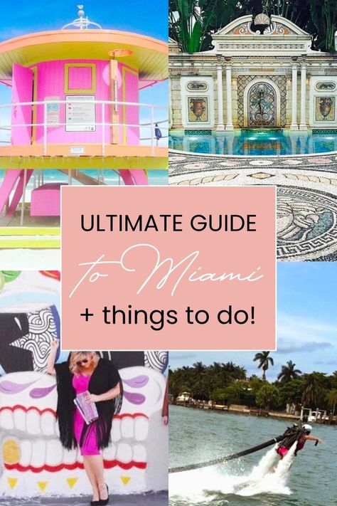 As someone who frequently visits Miami, I've put together a round-up of the 10 BEST things to do in the area. If you've got a family trip to Miami OR a girls trip, you are sure to find just what you need to experience all that Miami has to offer. Miami Girls Trip, Miami Mansion, Versace Mansion, Trip To Miami, Things To Do In Miami, Miami Girls, Girl Trip, Cool Restaurant, Bucket List Destinations