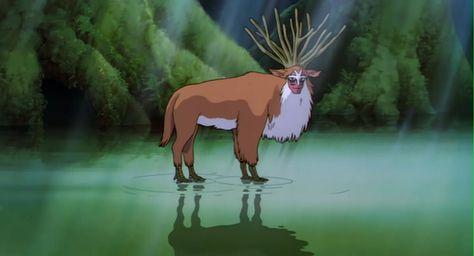 Forest Spirit from "Princess Mononoke" Princess Mononoke Wallpaper, Princess Mononoke Art, Princess Mononoke Cosplay, Princess Mononoke Tattoo, Wildwood Tarot, Forest Spirit, Princess Mononoke, Ghibli Movies, Ghibli Art