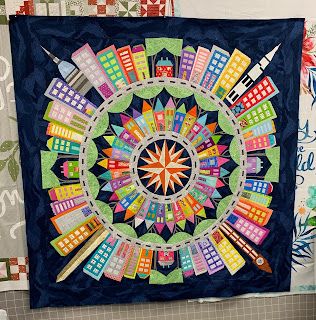 Colour My World, Map Fabric, Color My World, The Quilt Show, Quilt Show, Machine Pattern, Dresden Plate, House Quilts, Quilt Labels