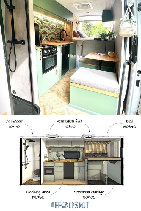 Sprinter Van Conversion Floor Plan - Vanpuravida Van Layouts Camper Conversion, Van Conversion Interior Layout, Van Living Interior Layout, Stealth Van Conversion, Van Plan Layout, Camp Van Interior, Camper Van Floor Plans, Van Conversion Layout Floor Plans, Converted Camper Van