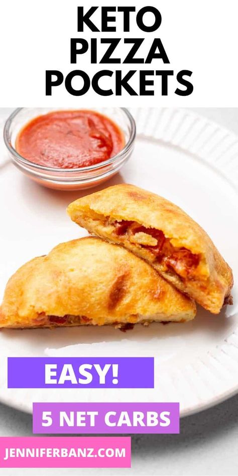 Pizza Pockets Recipe, Pockets Recipe, Pizza Pockets, Low Fat Low Carb, Boiled Egg Diet Plan, Keto Pizza, Low Carb Low Sugar, Best Low Carb Recipes, Perfect Keto