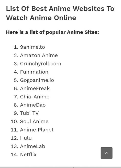 List of best anime websites to watch anime online Anime Lists To Watch, Free Websites For Anime, Good Anime Websites, Interesting Anime To Watch, Sites For Anime, Animes To Watch On Netflix List, Best Free Anime Websites, Animes On Netflix To Watch, Anime Watching Apps