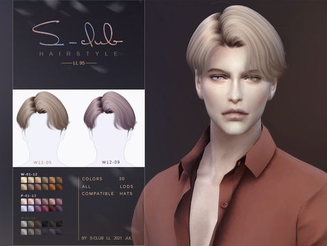 The Sims Resource - middle parting hair for male The Sims Resource Male Hair, Sims 4 Middle Part Hair, Ts4 Cc Male Hair Alpha, Ts4 Cc Hair Men, Sims 4 Male Hairstyles, The Sims 4 Cc Hair Men, Sims4 Cc Hair Male, Hair Side Part, Hair Ts4