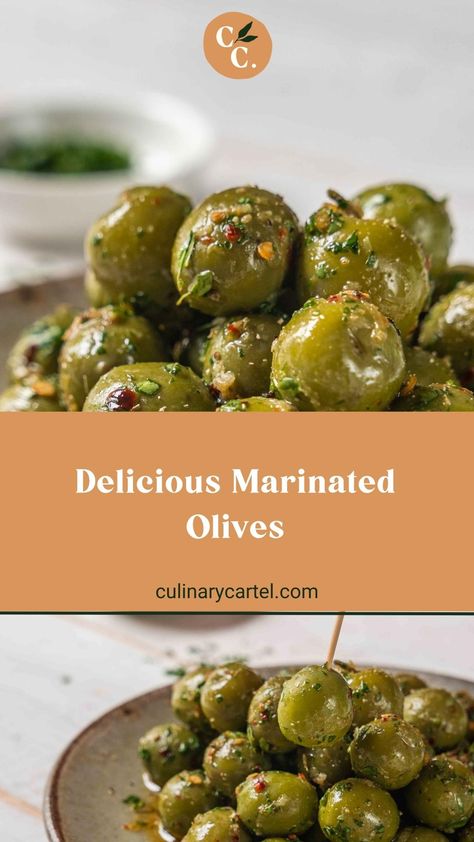 Marinated Olives – A Bowl of Goodness | Culinary Cartel Portuguese Marinated Olives, Olive Marinated Recipe, Marinated Olives Appetizer, Olive Marinade Recipe, Predinner Snacks, Marinated Olives Recipe, Vegetarian Starter Recipes, Olives Marinated, Olives Salad