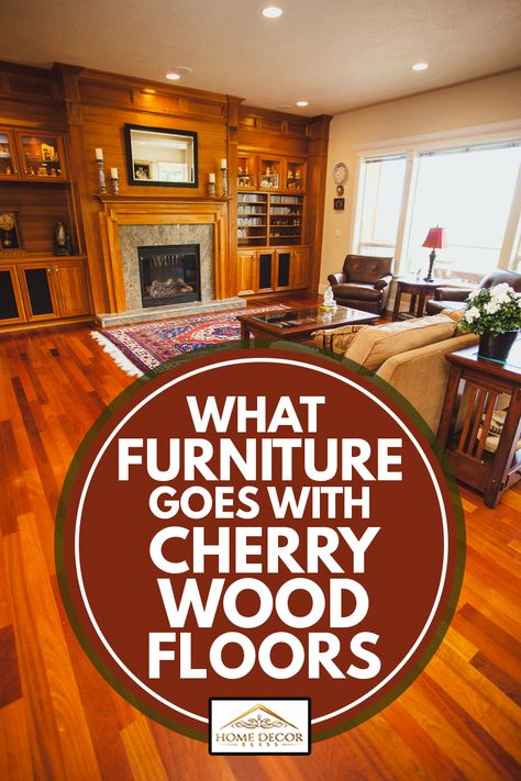 What Furniture Goes With Cherry Wood Floors? - Home Decor Bliss Brazilian Cherry Hardwood Flooring Living Room, Decorating With Red Hardwood Floors, Cherry Floors Bedroom, Cherry Wood Floor Living Room Interior Design, Cherry Floors Dining Room, Rugs For Cherry Wood Floors, Red Wood Floor Bedroom, Living Room With Cherry Wood Floors, Furniture With Cherry Wood Floors