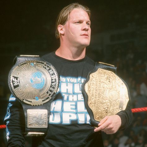 Chris Jericho - first undisputed champion  #Y2J Wwe Chris Jericho, Wrestling Belts, Wwe Tna, Wrestling Stars, Wwe Wallpapers, Wwe World, Chris Jericho, Pro Wrestler, Wrestling Superstars