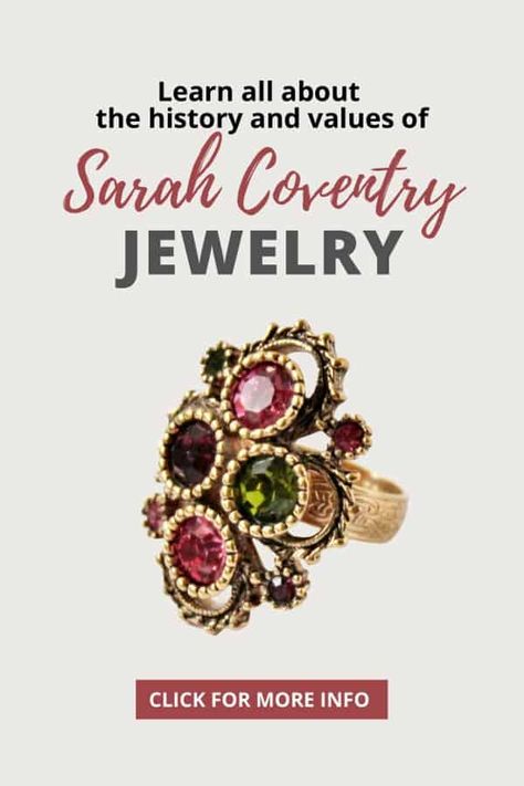 A Vintage Sarah Coventry Jewelry Collecting Guide Jewelry Knowledge, Vintage Jewelry Antique, Antique Costume Jewelry, Sarah Coventry Jewelry, Vintage Jewlery, Vintage Jewelry Crafts, Mid Century Jewelry, Vintage Objects, Sarah Coventry