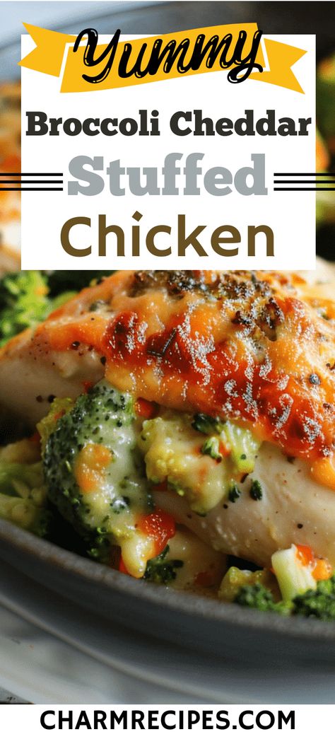 How to Make Broccoli Cheddar Stuffed Chicken Broccoli Cheddar Stuffed Chicken Breast, Broccoli Cheddar Stuffed Chicken, Broccoli And Cheese Stuffed Chicken, Broccoli Stuffed Chicken, Broccoli Stuffed Chicken Breast, Cheese Stuffed Chicken Breast, How To Make Broccoli, Stuffed Chicken Breast, Easy Stuffing