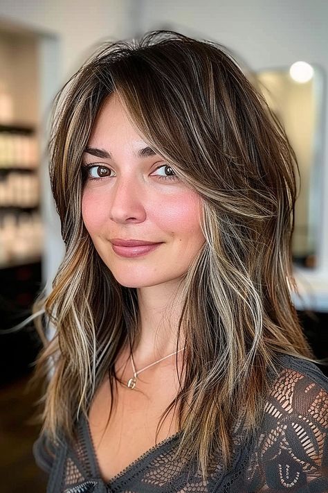 The Best Medium-Length Haircuts of 2024 2024 Mid Length Hairstyles, Refresh Haircut, Hidden Highlights, Choppy Cut, Blonde Hair Goals, Eva Hair, Framing Highlights, Blonde Hair Transformations, Choppy Layers