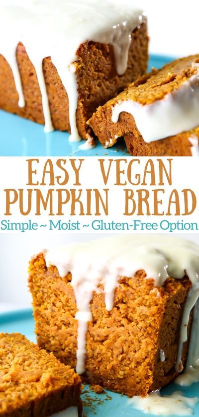 This easy vegan pumpkin bread recipe bakes up perfectly moist and delicious every time! Add some chocolate chips or vegan cream cheese frosting for a little something extra! #thehiddenveggies Gluten Free Vegan Pumpkin Bread, Starbucks Pumpkin Bread, Vegan Pumpkin Bread, Gluten Free Pumpkin Bread, Vegan Cream Cheese Frosting, Dessert Halloween, Pumpkin Bread Easy, Pumpkin Loaf, Vegan Halloween