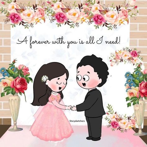 Cartoon Love Quotes, Marriage Rules, Wedding Couple Cartoon, Mail Art Envelopes, Delhi Wedding, Fashion Poster Design, Real Love Quotes, Disney Princess Movies, Love Husband Quotes