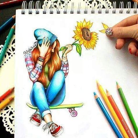 cute whatsapp DP#whatsapp#DP#follow us @ coolwhatsappstatus Kristina Webb Drawings, Kristina Webb Art, Kristina Webb, Drawing Eyes, Arte Sketchbook, Amazing Drawings, Creative Drawing, Arte Pop, Beautiful Drawings