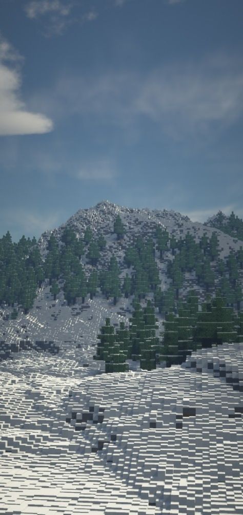 Winter Minecraft Wallpaper, Minecraft Phone Wallpaper, Mc Aesthetic, House In Snow, Minecraft Aesthetic, Latina Aesthetic, Snow Night, Snow House, Minecraft Pictures