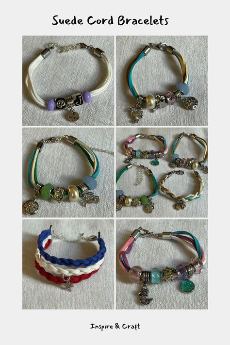 Craft stylish suede cord bracelets easily! These versatile accessories add rustic charm to any look. Perfect for personalizing your style! Suede Bracelet Diy, Suede Bracelet, Suede Cord, Bracelet Diy, Crafts Beautiful, Cord Bracelets, Rustic Charm, Craft Projects, Personalized Items