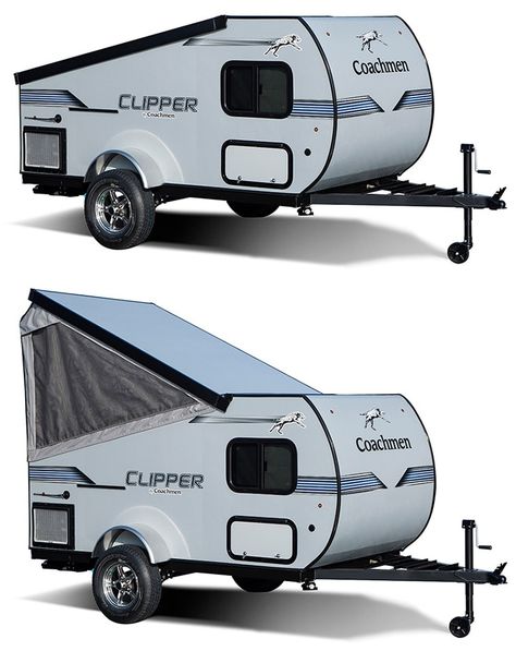 Camping Treats, Bicycle Camper, Tiny Campers, Coleman Stove, Teardrop Trailer Plans, Lightweight Campers, Pop Up Tent Trailer, Small Camper Trailers, Small Camping Trailer