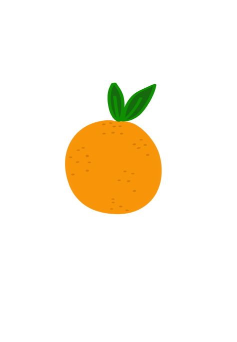 Tangerine Illustration, Cutie Orange, Orange Illustration, Orange Flats, Flat Drawings, Fruit Illustration, Gender Reveal, Pretty Things, Sell Your Art