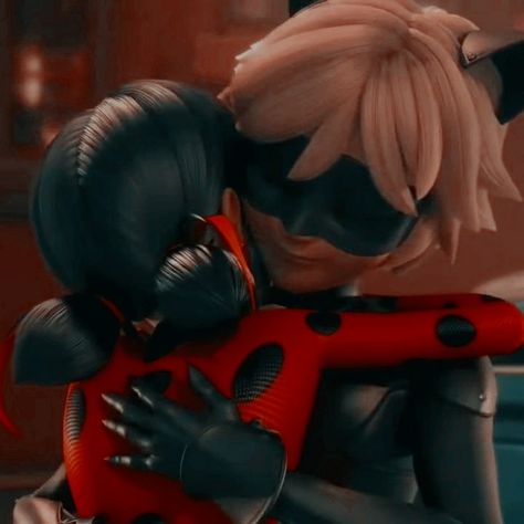 Lady Noir Aesthetic, Ladybug And Cat Noir Aesthetic, Ladynoir Aesthetic, Miraculous Ladybug Aesthetic, Miraculous Aesthetic, Comics Ladybug, Miraculous Ladybug Kiss, Tikki Y Plagg, Ladybug Cat Noir