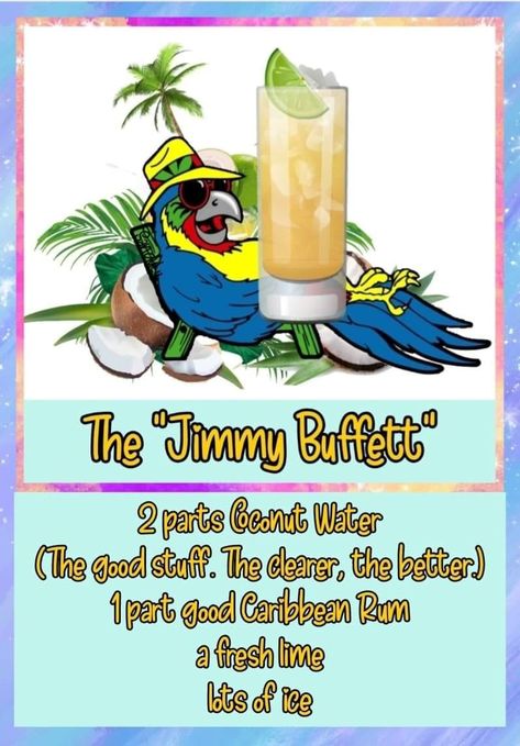 Jimmy Buffett-Parrothead Nation Margaritaville Recipes, Parrothead Party, Jimmy Buffett Party, Margaritaville Party, Jimmy Buffett Margaritaville, Lime Drinks, 21 Day Fix Diet, Liquor Recipes, Weekend Festival