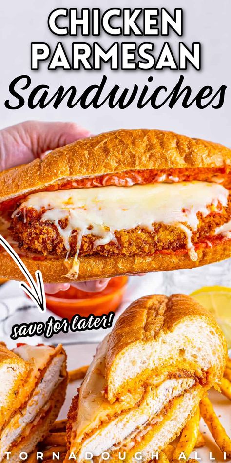 Sandwich On Bun, Garlic Toast Sandwich, Chicken Parmesan Subs, Chicken Marinara Sandwich, Chicken Parmesan Sandwich Easy, Pan Fried Chicken Sandwich, Chicken Parm Sandwiches, Chicken Parm Sandwich Recipe, Chicken Parm Subs