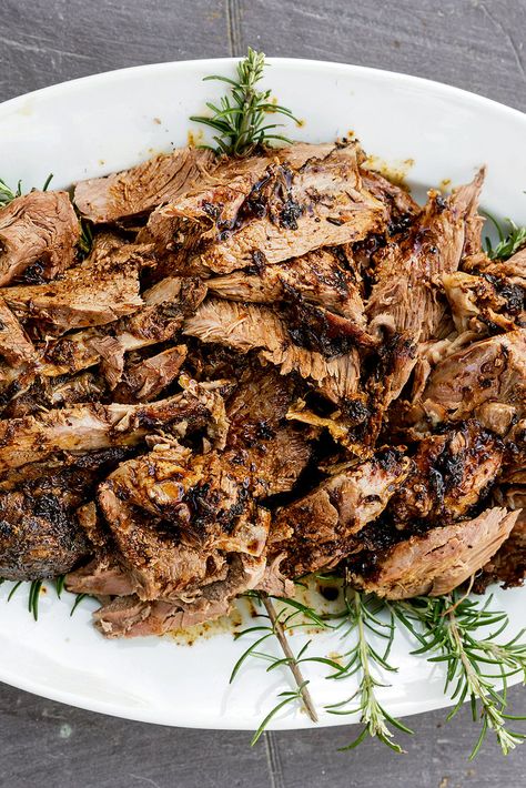 NYT Cooking: The British-by-way-of-Jerusalem chef Yotam Ottolenghi cooked this recipe as part of what he called “a Middle Eastern take on a proper English garden party.” He raises high the street-meat ideal of shawarma, resulting in a deeply flavored cut of lamb. The  lamb would ideally meet the spice mix the day before it is cooked, so it takes some time, but not much work. The%... Lamb Shawarma Recipe, Lamb Shawarma, English Garden Party, Arabisk Mad, Light Diet, Ottolenghi Recipes, Shawarma Recipe, Proper English, Doner Kebab