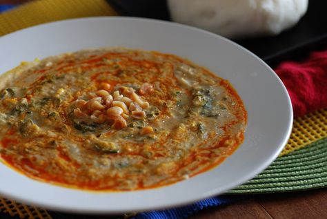 Central African Republic Plantain Soup Plantain Soup, African Food Recipes, Collard Green, Africa Food, Democratic Republic Of Congo, Republic Of Congo, Central African Republic, The Colony, Swiss Chard