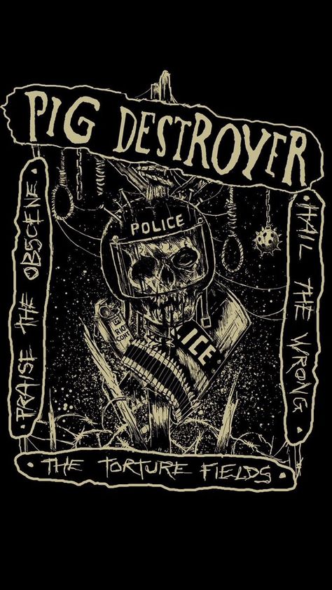 Pig Destroyer, Dark Fantasy Artwork, Hardcore Punk, Phone Icon, Post Punk, Fantasy Artwork, Punk Rock, Dark Fantasy, Metal Art