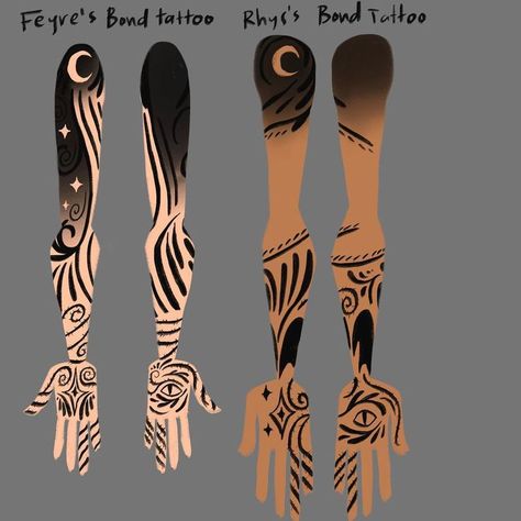 Markings On Skin, Ocs With Tattoos, Fantasy Markings Tattoo, Body Markings Character, Tattoos Character Design, Fantasy Markings, Body Markings Character Design, Cleric Tattoo, Druid Markings