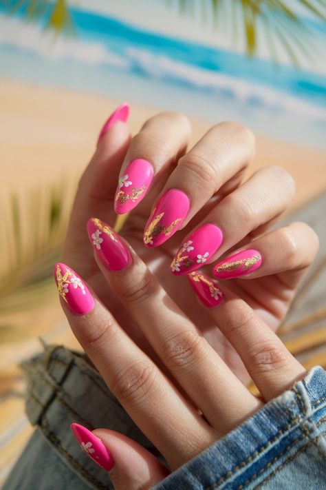 Elevate your summer look with these sparkling pink nails featuring a smooth gel finish. This design complements the soft hues of summer, perfect for any occasion. The high gloss of the gel enhances the vibrant pink, adding a playful touch. Whether you choose round or almond shapes, this nail style is sure to make a statement. Get inspired with this hot design idea that brings a touch of glamour to your fingertips! #PinkNails #GelNails #NailArt #SummerNails #NailDesigns Nails With Gel, Summer Designs, Nail Style, Soft Summer, Summer Design, Summer Look, Pink Nails, Summer Looks, Summer Nails