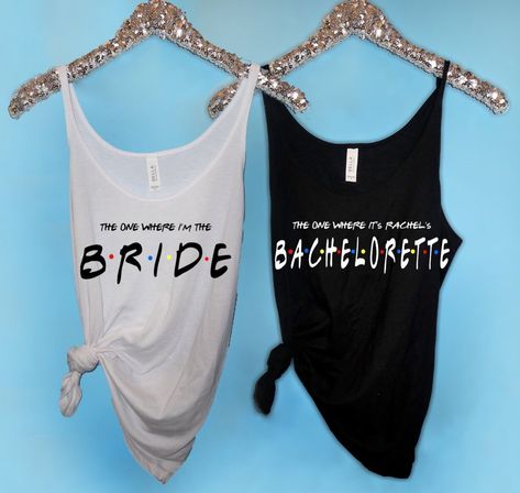 image 0 Bachelorette Tanks, Gettin Hitched, Lucky In Love, Bachelorette Party Shirts, Party Shirts, White Tank, Bachelorette Party, Womens Tank, Womens Clothing Tops