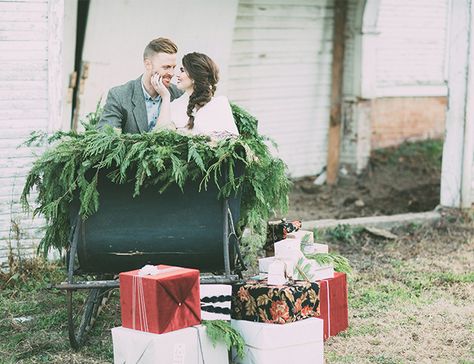 Winter Sleigh Ride Love Shoot - Inspired By This Sleigh Photoshoot, Bed Pics, Grandkids Photography, Outdoor Christmas Photos, Christmas Mini Shoot, Christmas Antique, Love Shoot, Antique Bed, Photography Christmas