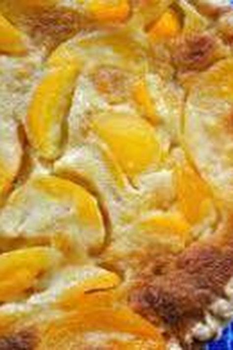 Fresh Peach Custard Pie Custard Peach Pie Recipe, Fresh Peach Custard Pie Recipes, Gf Peach Pie, Peach Custard Pie, Peach Custard Pies, Peach Custard, Grandma’s Peach Cobbler Pie, Food Network Peach Slab Pie, Peach Recipes