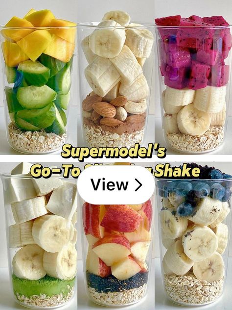 Oats Drink Recipe, Oatmeal Shake, Health Shakes, Healthy Diet Smoothies, Oatmeal Smoothie, Oatmeal Diet, Resep Smoothie, Fruit Smoothie Recipes Healthy, Easy Healthy Smoothies