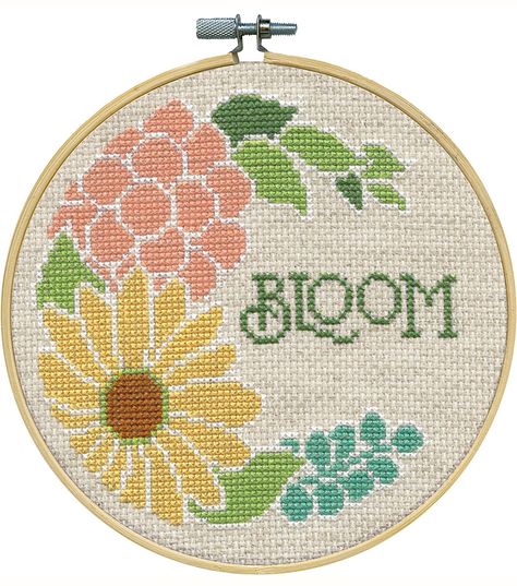 Brought to you by Design Works Crafts, the leading manufacturer of needlework kits. Counted Cross Stitch Kit includes all materials needed to stitch this beautiful design in a 6 inch embroidery hoop.6" x 6" x ½"Includes 100% Cotton #14 Count Aida ClothIncludes Pre - sorted 100% Cotton 6 Strand Embroidry ThreadAlso Includes Wood Embroidery Hoop and Tapestry Needle. Therapy Cross Stitch, Wood Embroidery, Salt Painting, Pride Stuff, Moon Cross Stitch, Summer Coloring, Winter Cross Stitch, Stitch Pictures, Cross Stitch Needles