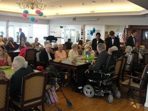 Nursing home Nursing Home Prom, Nursing Home Aesthetic, Activity Director Ideas For Seniors Assisted Living, Skilled Nursing Facility Activities, Resident Director College Res Life, Activities Director Nursing Home, Assisted Living Director Of Nursing, Resident Activities, Director Of Nursing