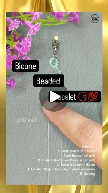 Bicone Beads Bracelet, Bicone Bead Jewelry, Youtube Shorts, Neutral Fashion, Bead Jewellery, Dainty Jewelry, Minimal Fashion, Kids Crafts, Beaded Embroidery